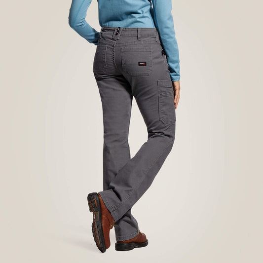 FR Stretch Duralight Canvas Straight Leg Pant - Grey