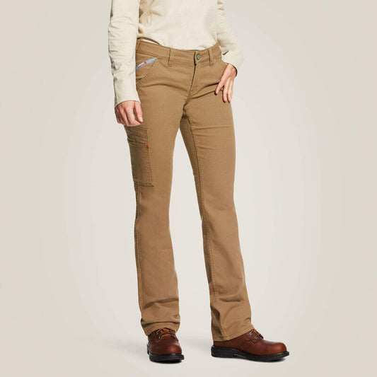 FR Stretch Duralight Canvas Straight Leg Pant - Khaki