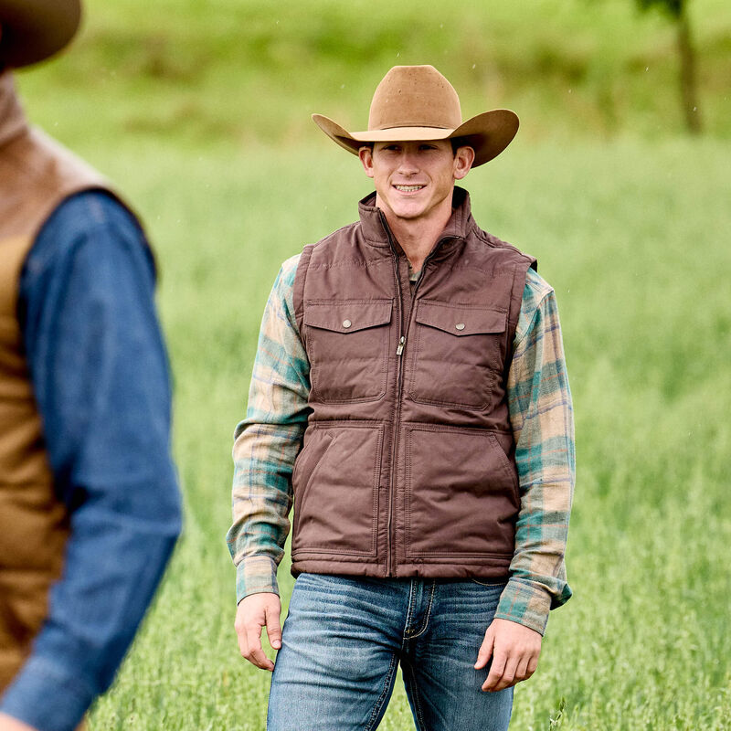 Men's Western Quilted Vest