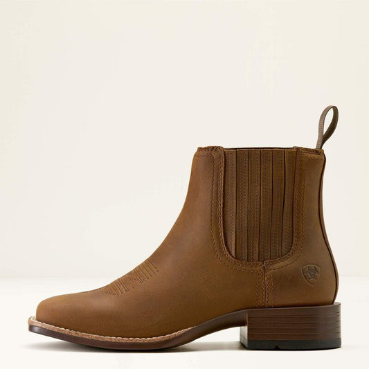 Women's Booker Chelsea Wide Square Toe Western Boot