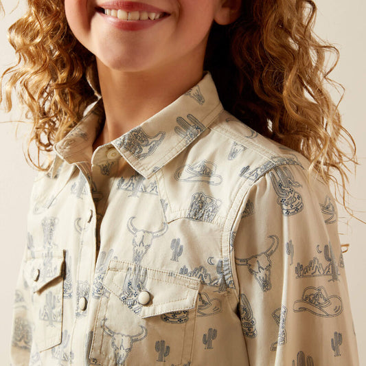 Girl's Mila Snap Shirt
