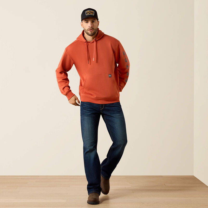 Men's Rebar Lightweight Logo Hoodie