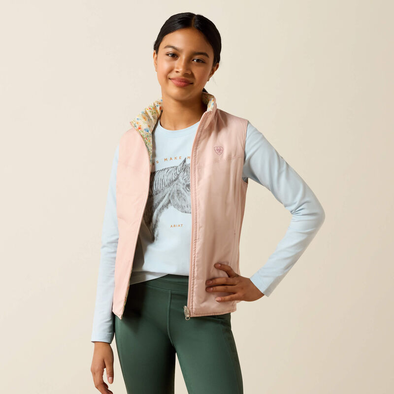 Youth Bella Reversible Insulated Vest