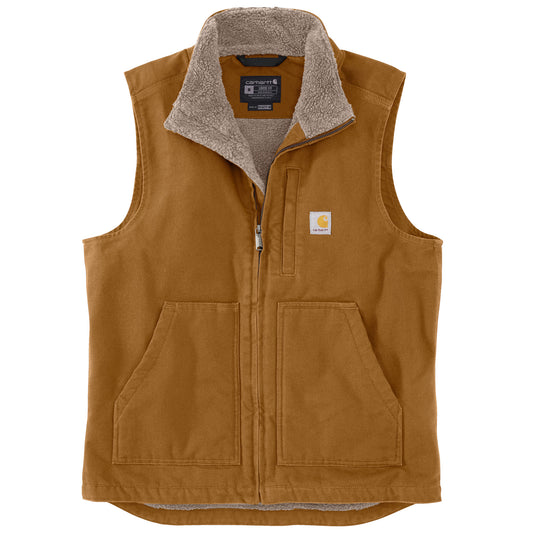 Mock Neck Sherpa Vest