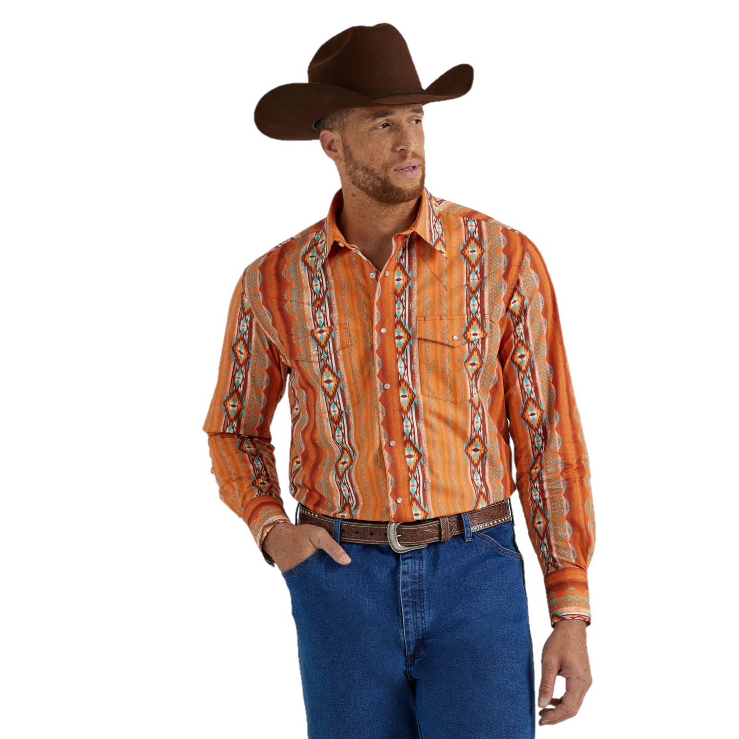 Men's Checotah Long Sleeve Western Snap