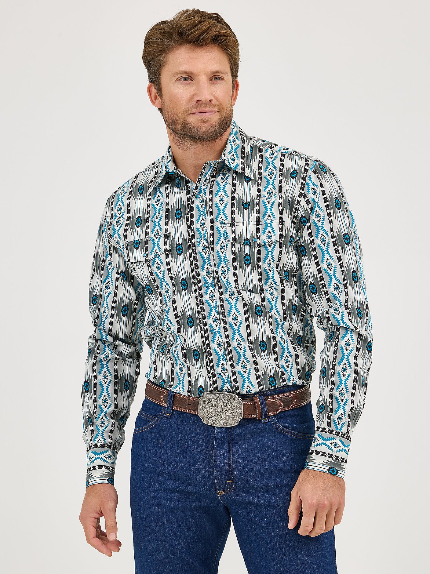 Men's Checotah Long Sleeve Western Snap