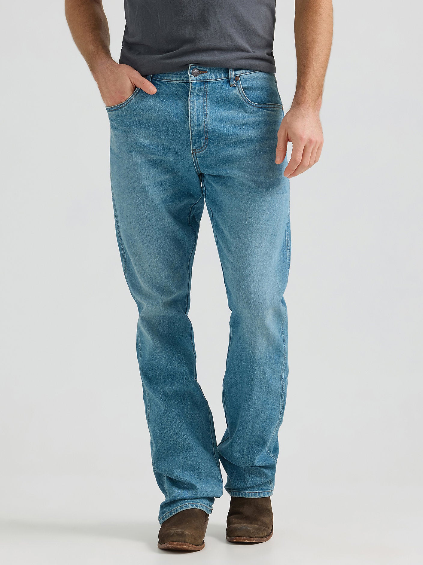 Men's Retro Relaxed Fit Bootcut Jean