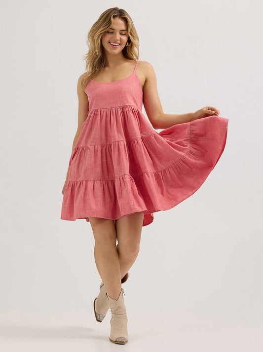 Women's Strappy Tiered Dress