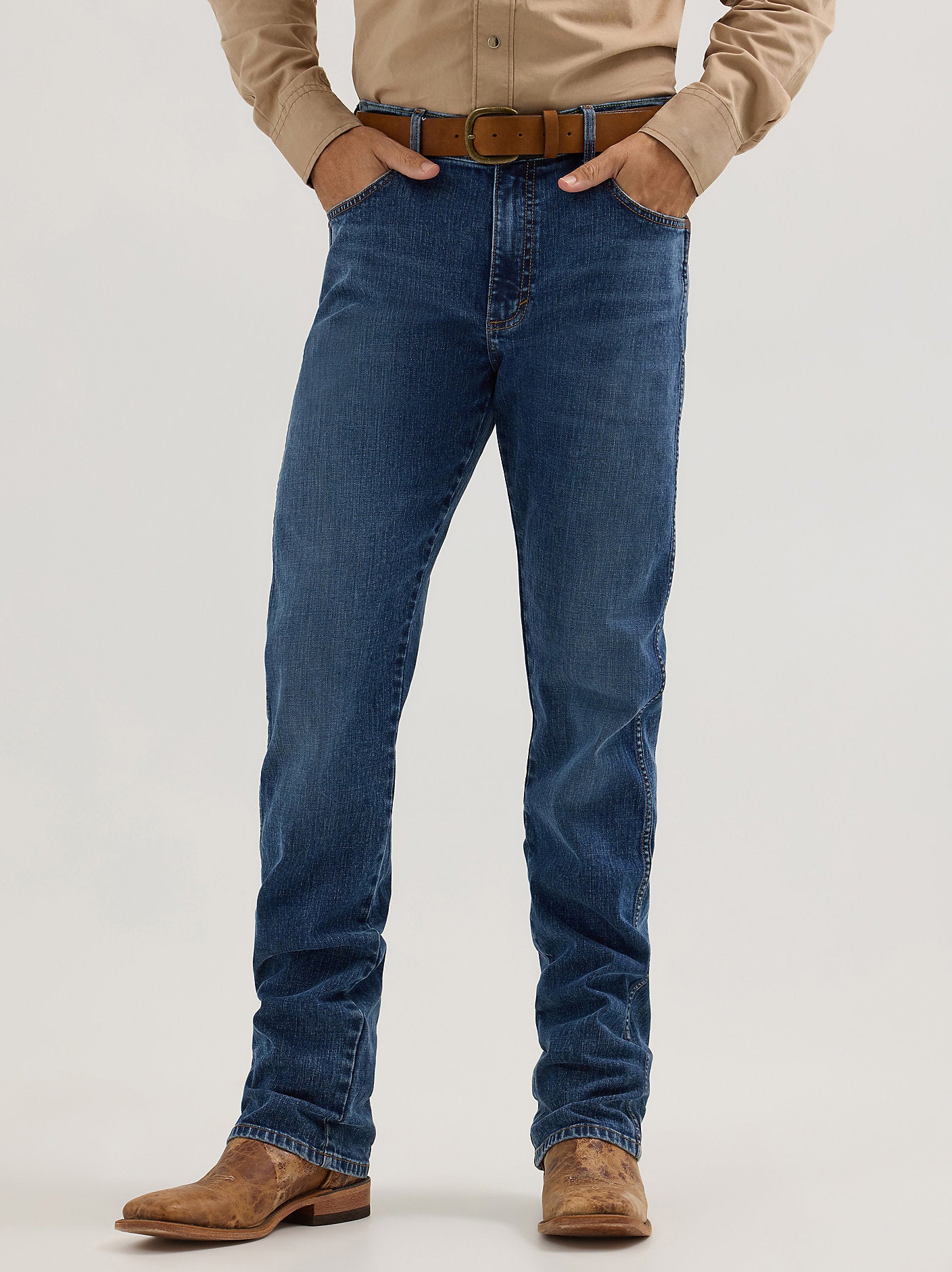 Men's Retro Slim Fit Straight Leg Jean