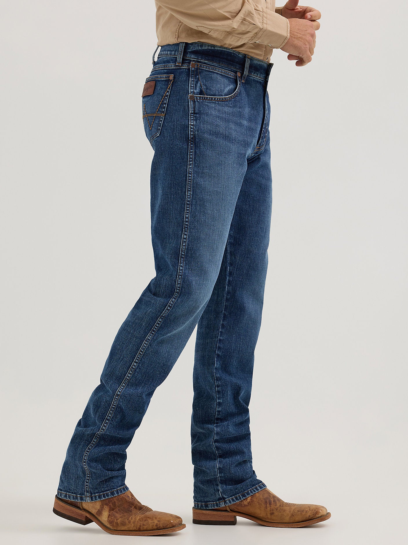 Men's Retro Slim Fit Straight Leg Jean