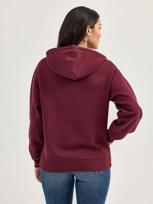 Women's Bold Wrangler Logo Hoodie