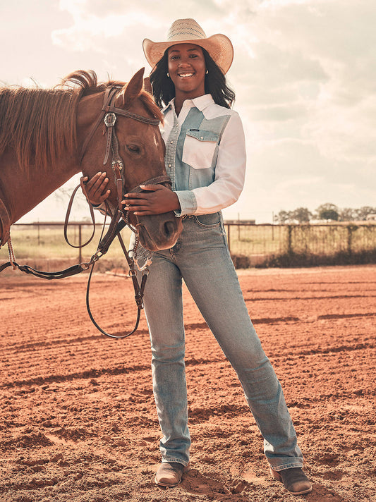 Women's High Rise Rodeo Bootcut Jean