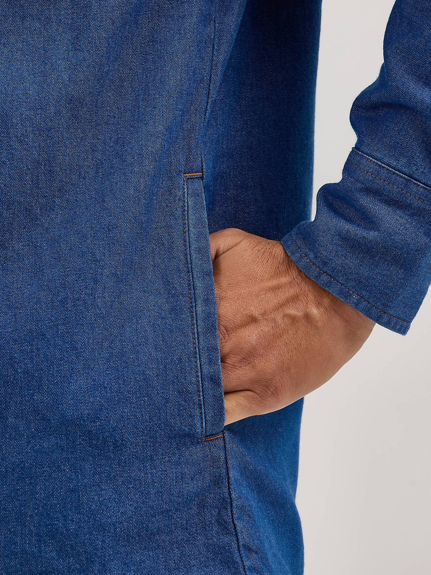 Men's Flannel lined Long Sleeve Work Shirt