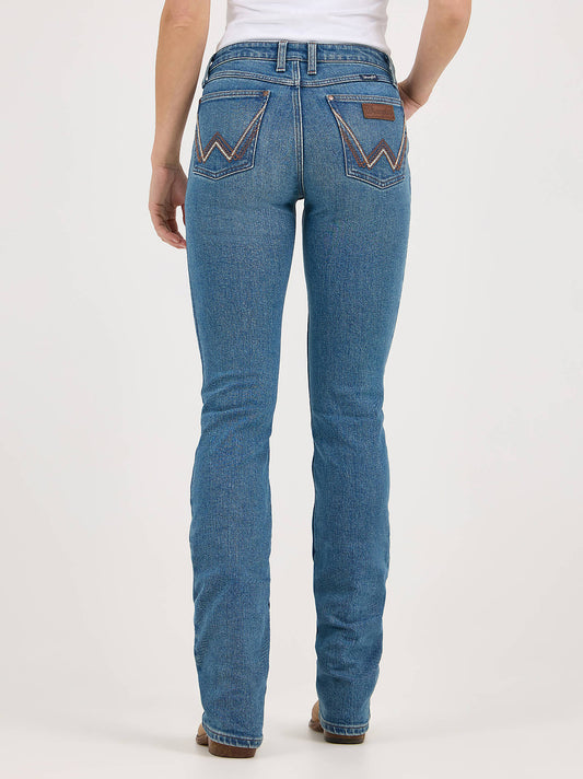 Women's Retro Mae Mid Rise Boot Cut Jean