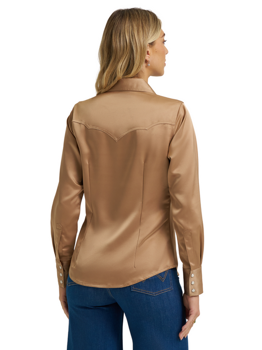 Women's Lainey Wilson Long Sleeve Satin Shirt