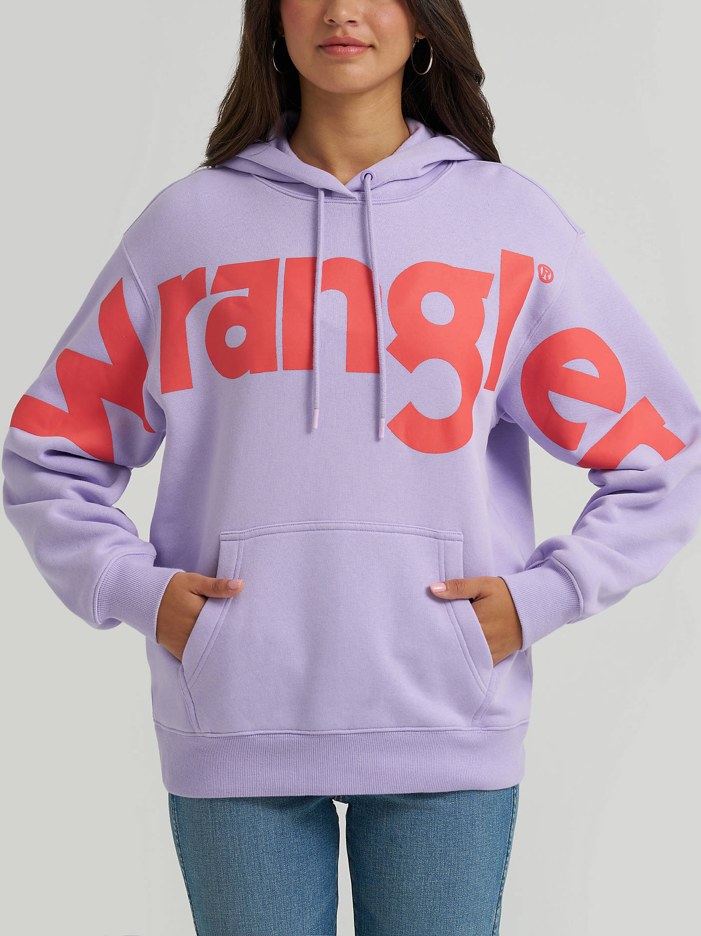 Women's Bold Wrangler Logo Hoodie