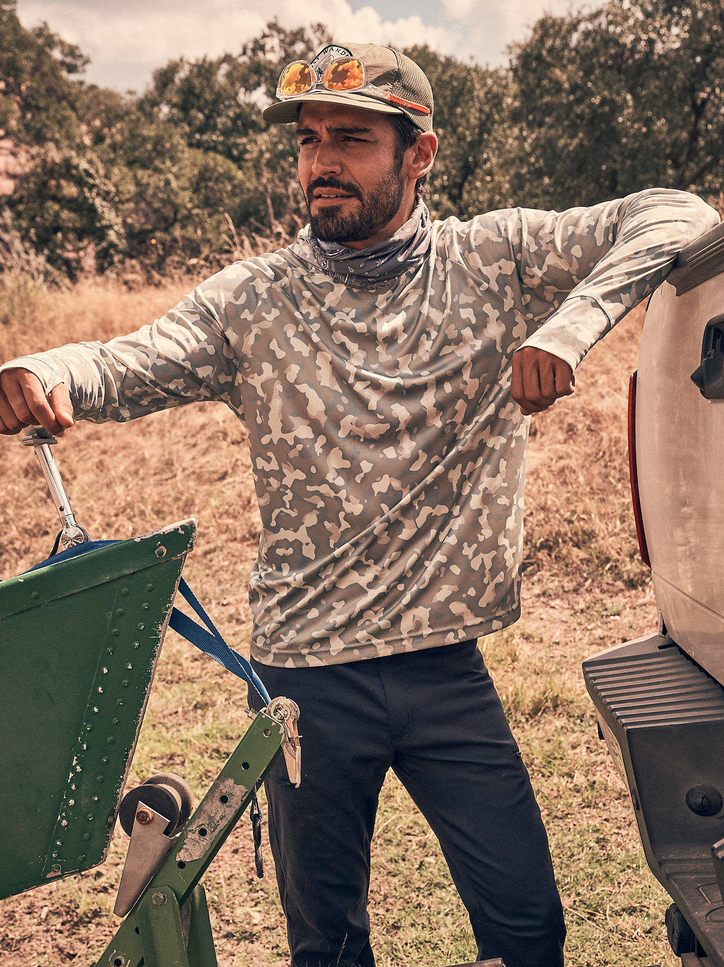 Men's Hooded Suntee Custom Camo