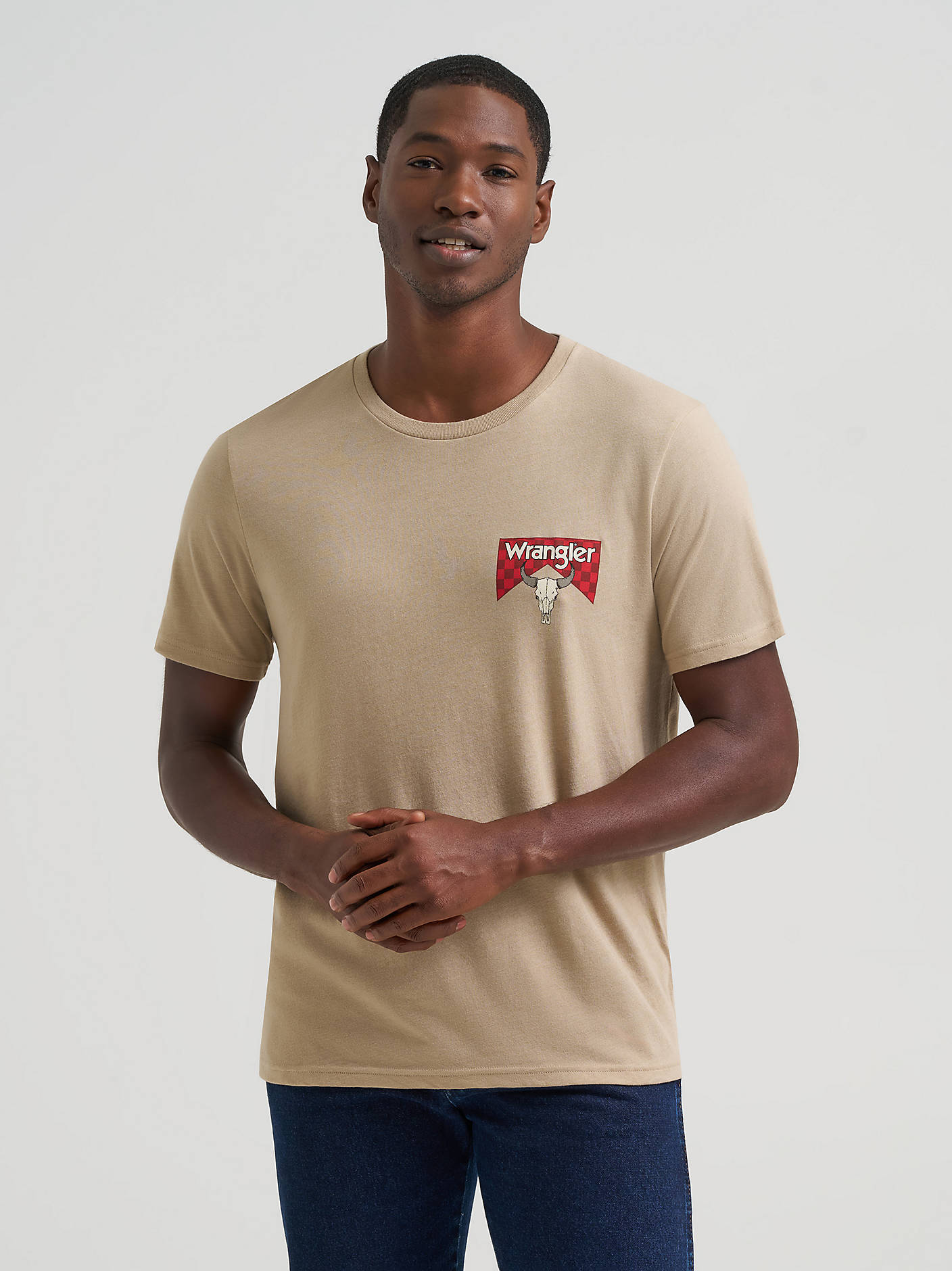 Men's Short Sleeve Checkers Tee