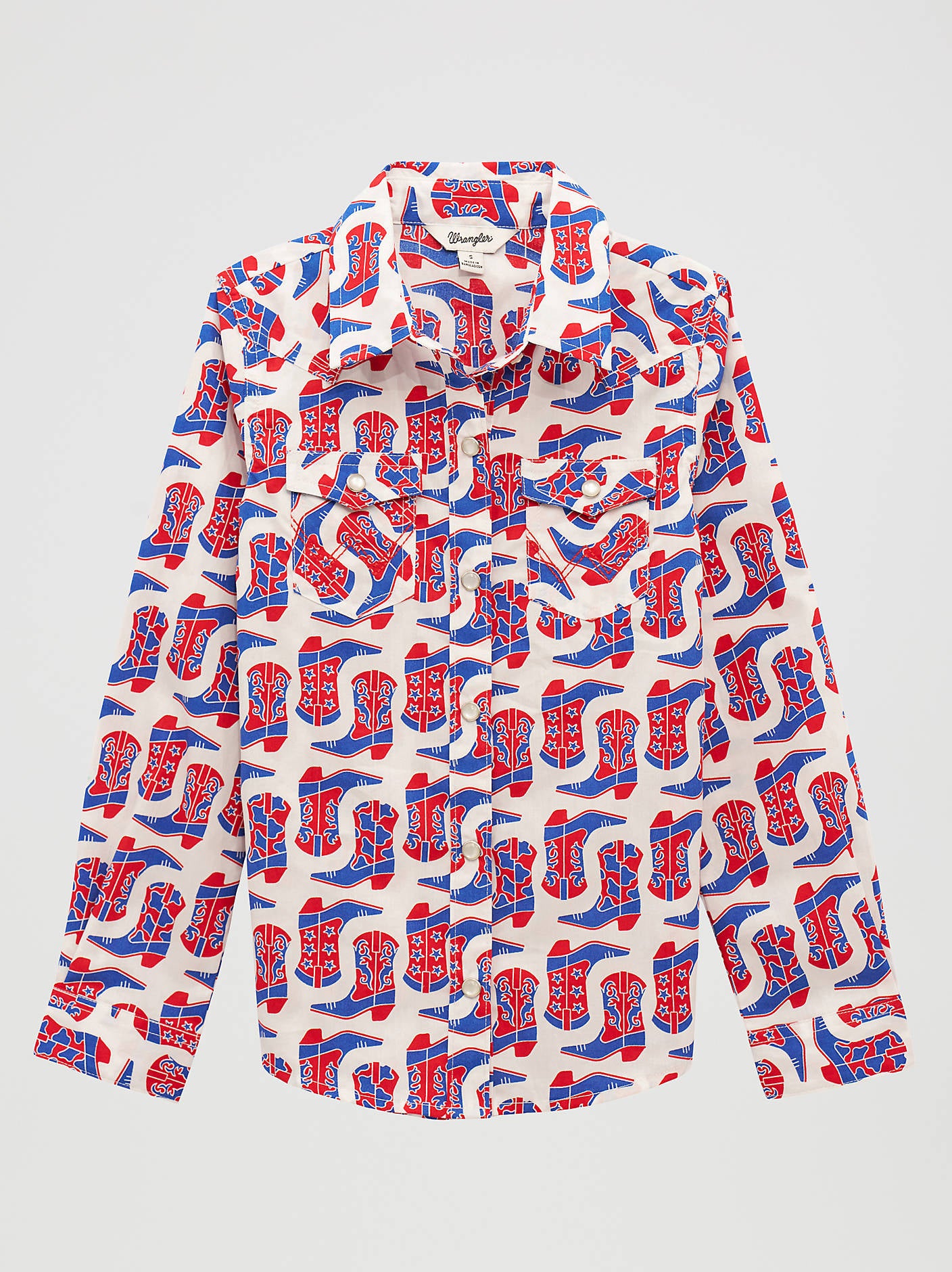 Girl's Long Sleeve Snap Shirt