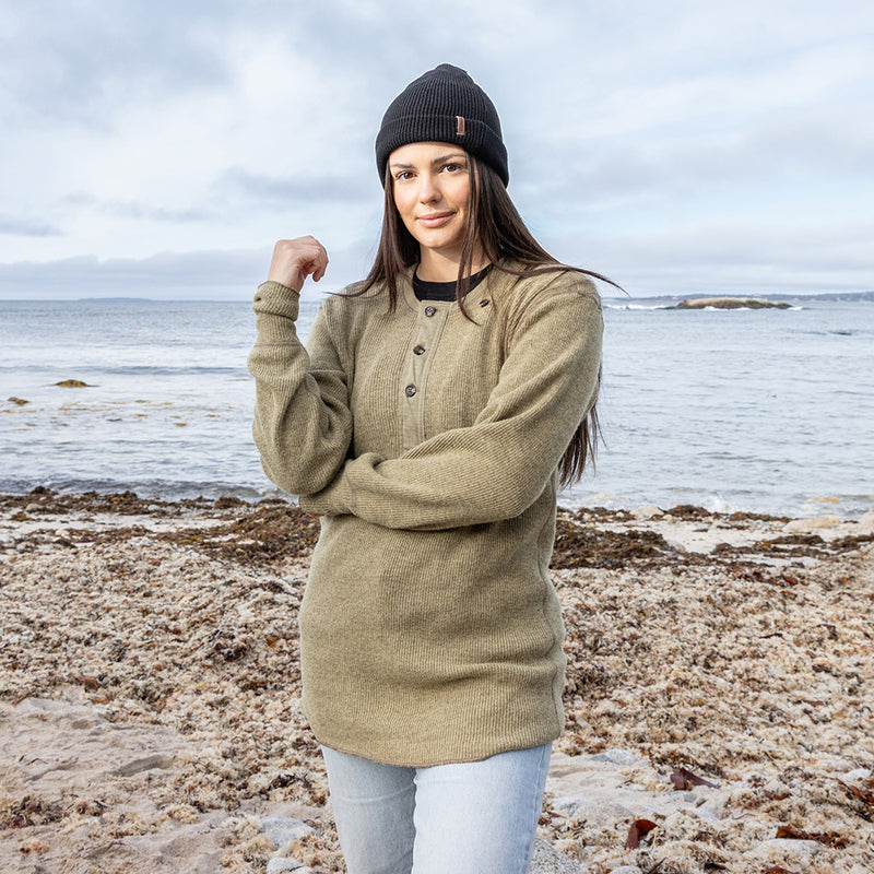 Heritage Heavy Weight Wool Henley