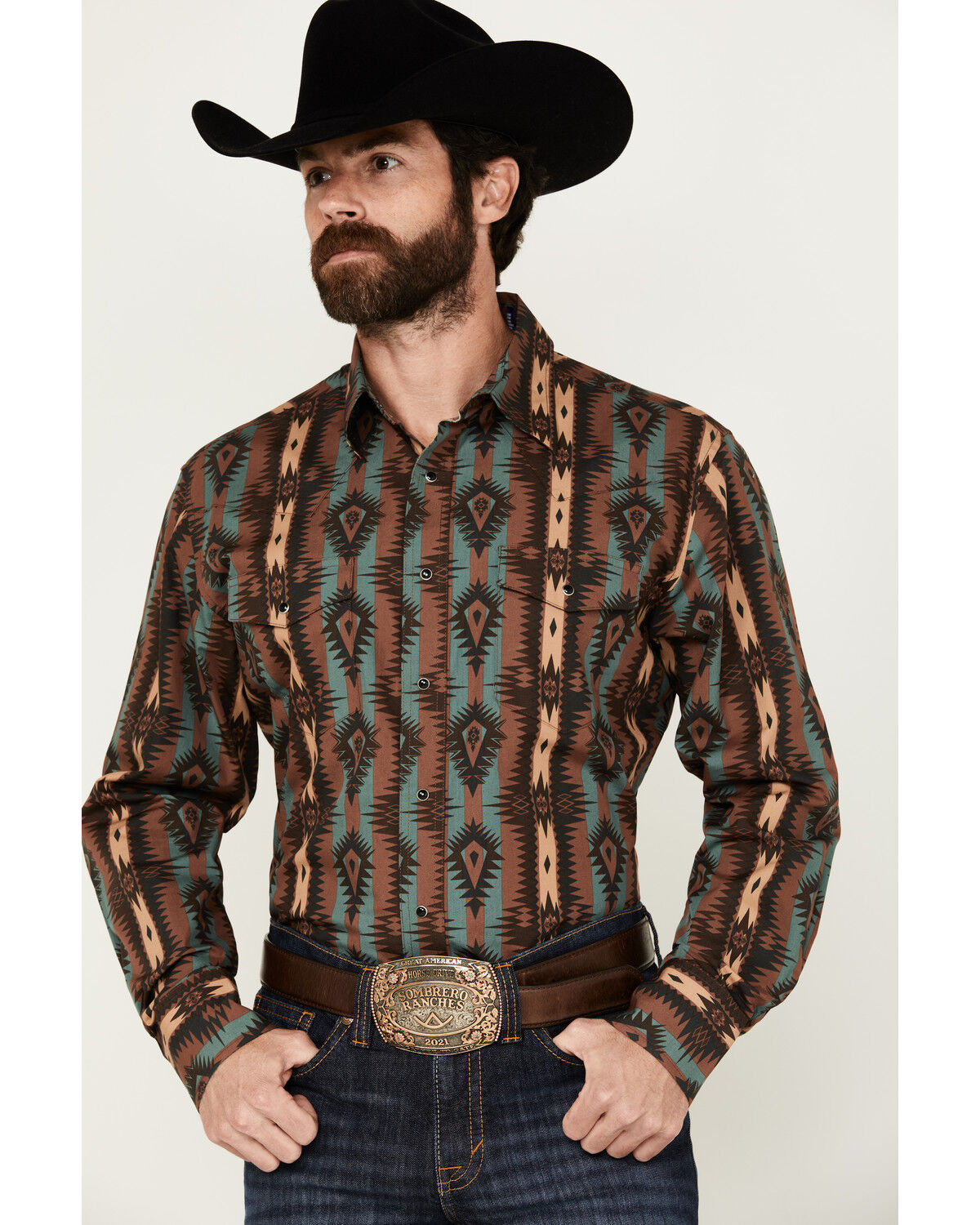 Men's Checotah Long Sleeve Western Snap