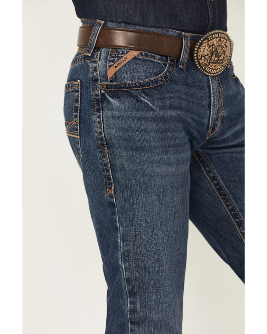 M4 Newton Norwich Medium Wash Straight Jeans