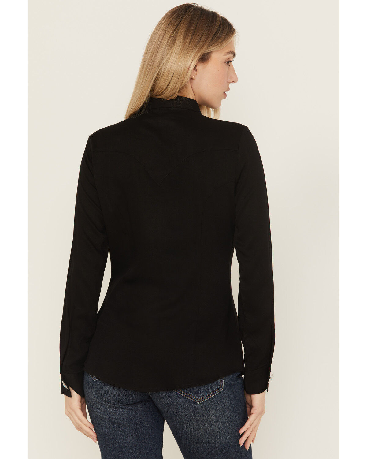 Women's Concho Long Sleeve Retro Snap