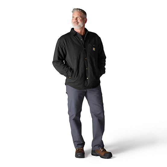 Men's Rain Defender Loose Fit Quilted Snap Jacket