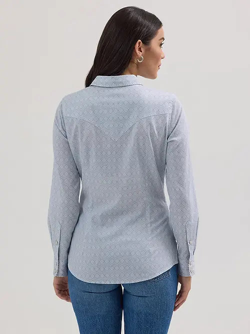 Women's All Occasion Western Snap Shirt - Diamond Sky
