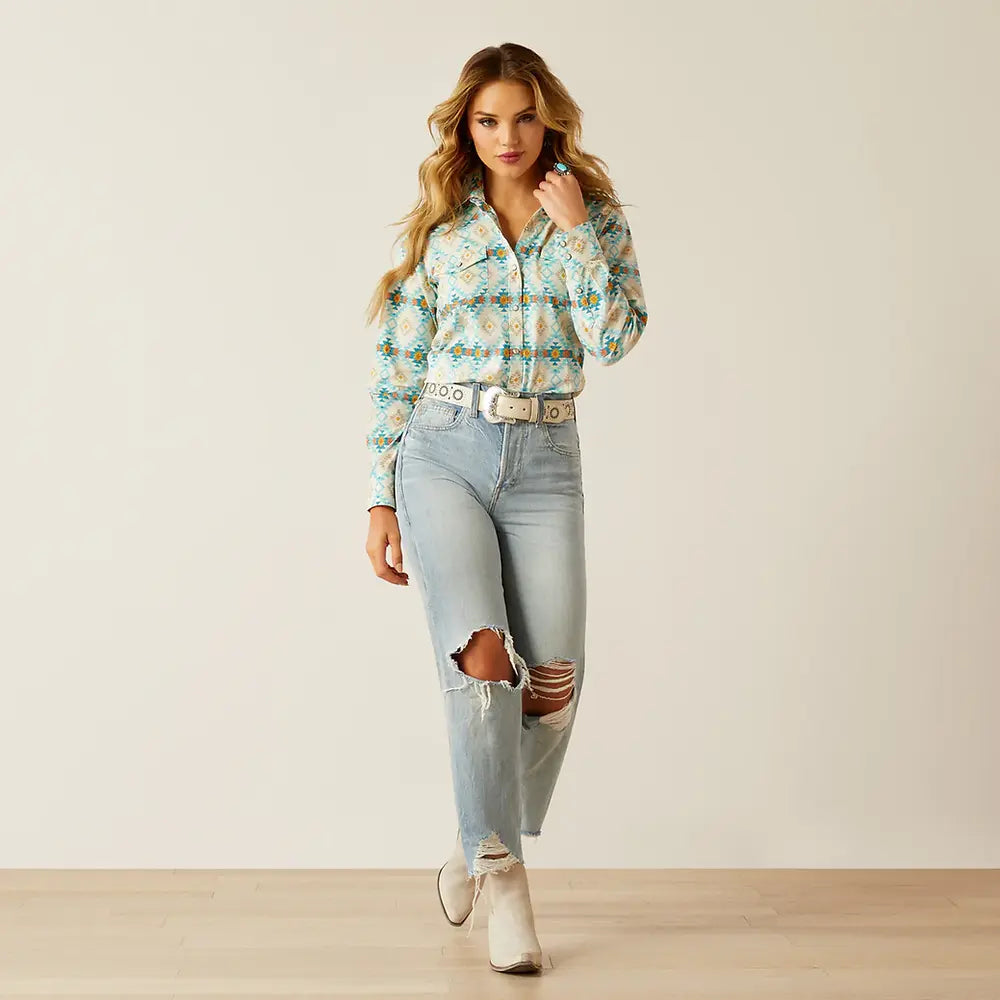 Women's Everyday Cayo Aztec Snap Shirt