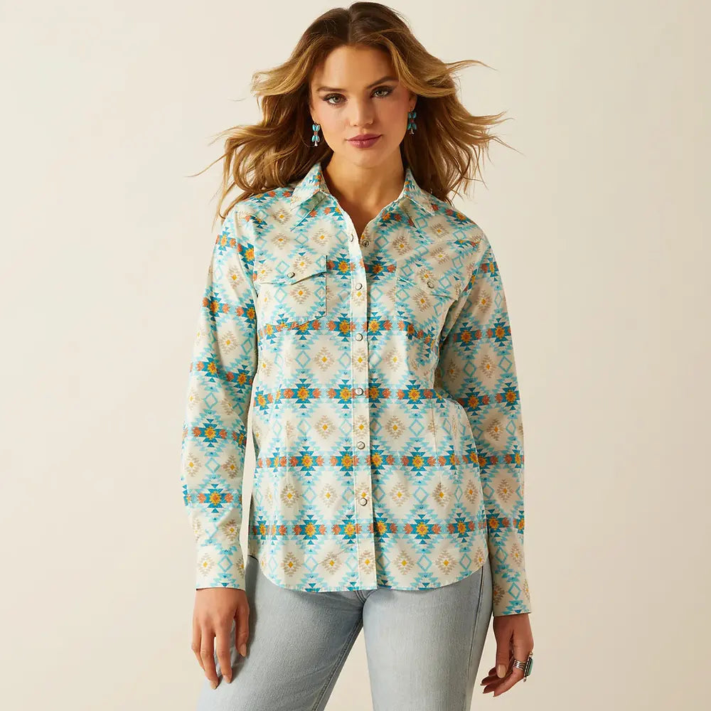 Women's Everyday Cayo Aztec Snap Shirt