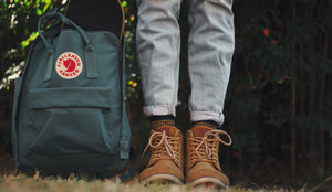 Outdoor footwear and backpack
