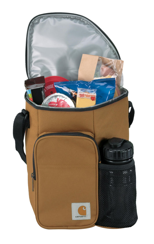 Insulated 10 Can Vertical Cooler + Water Bottle