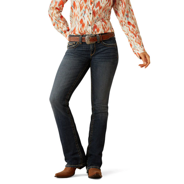 Women's Mid Rise Lilla Boot Cut Jean