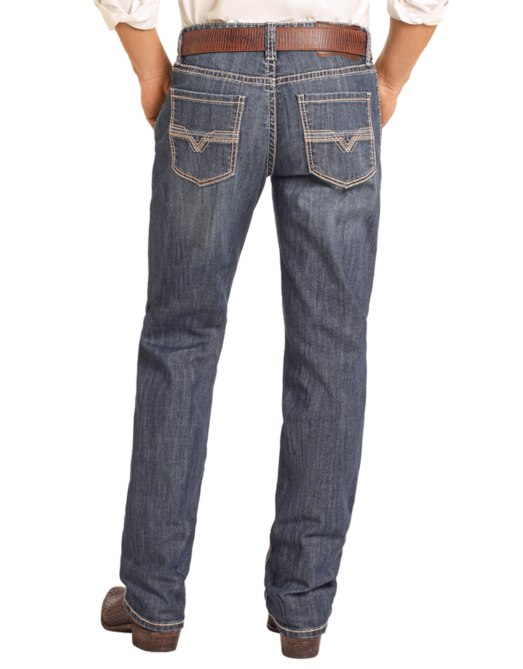Double Barrel Relaxed Cut Jean