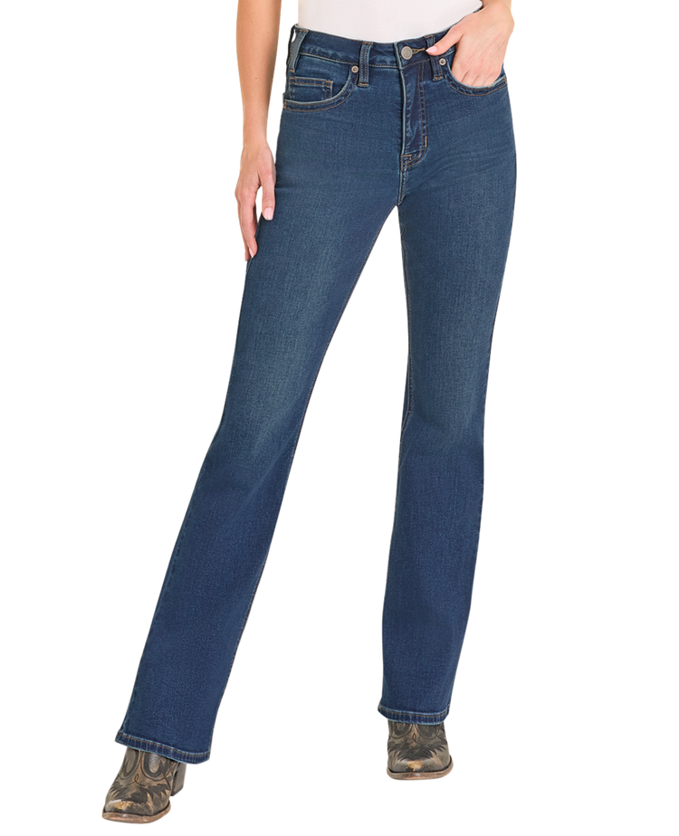 Women's Signature Embroidered High Rise Bootcut