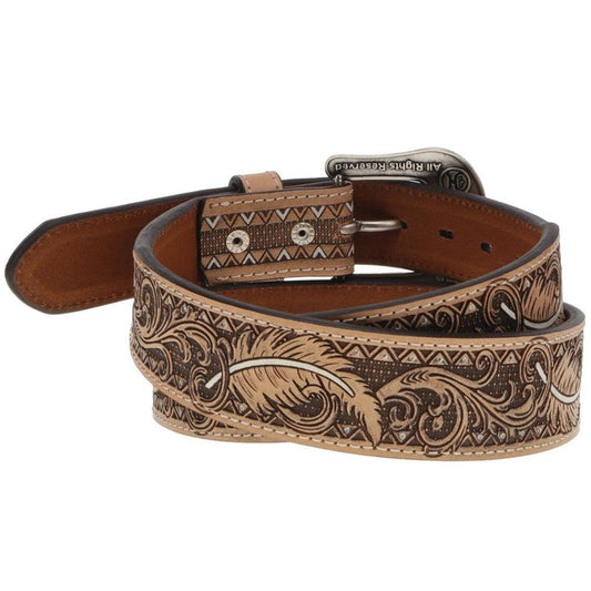 Men's War Paint Belt Brown/Ivory