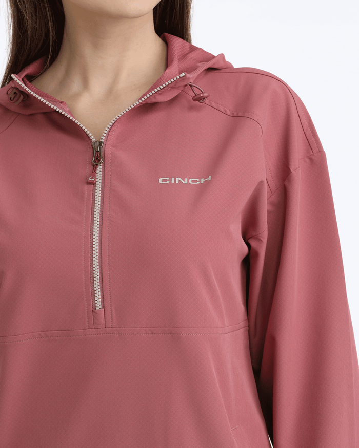 Women's 1/2 Zip Pullover Windbreaker