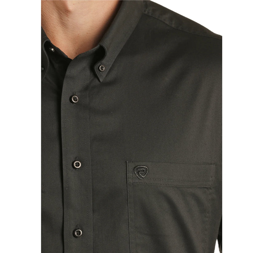 Men's Solid Twill BD Shirt