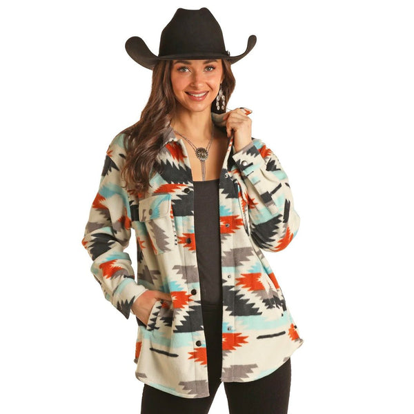 Women's Aztec Fleece Jacket
