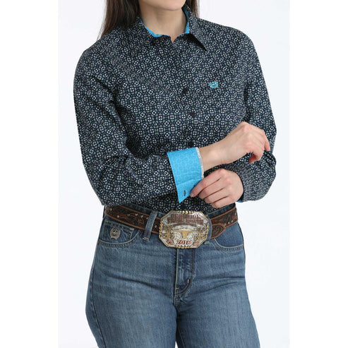 Women's Long Sleeve Print Shirt