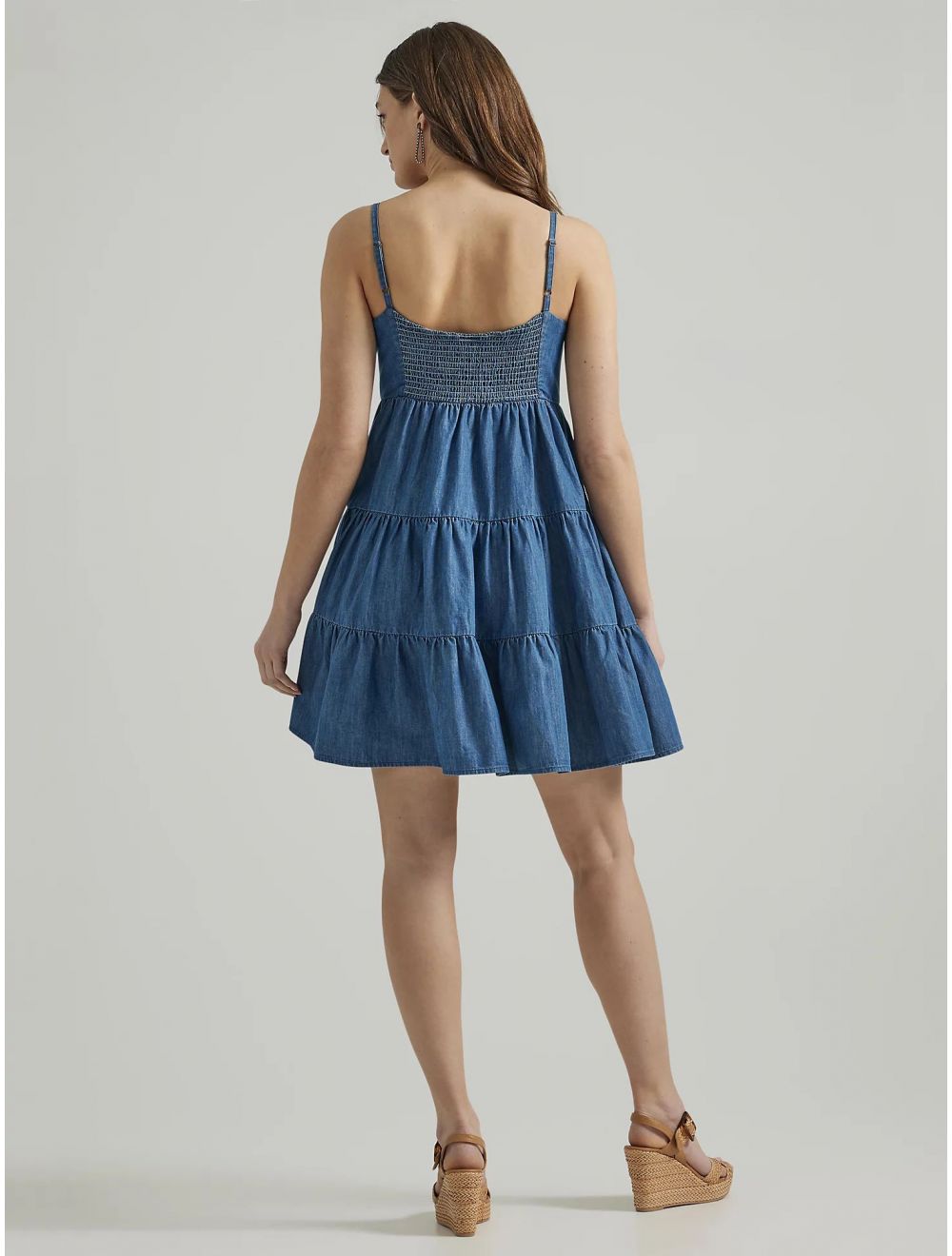 Women's Strappy Tiered Dress