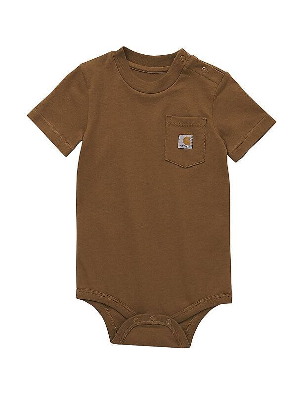 Short Sleeve Pocket Bodysuit (Infant)
