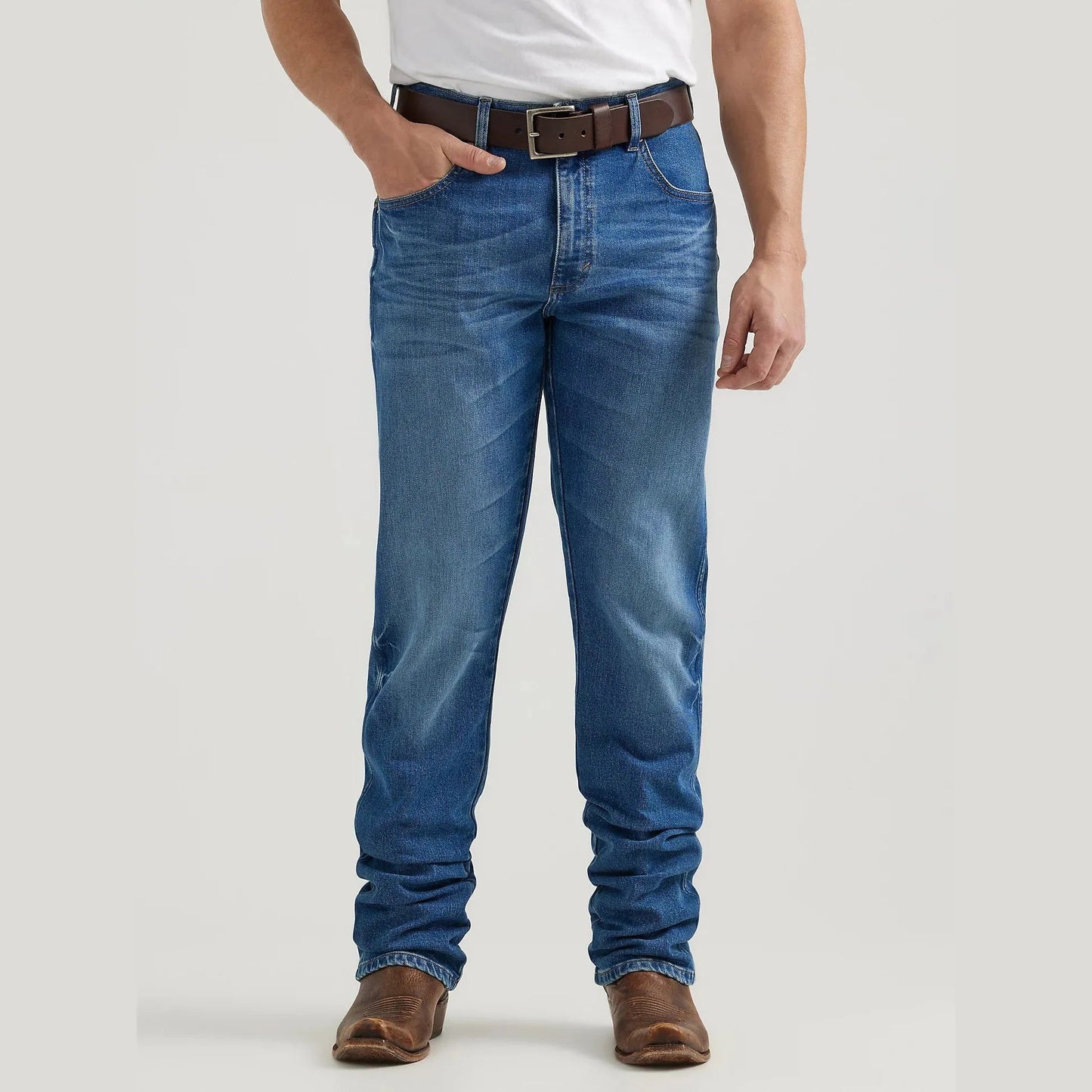 Men's Retro Slim Fit Straight Leg Jean