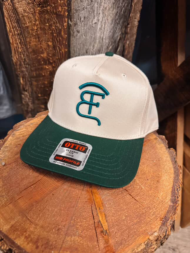 Two Toned Embroidered Hats