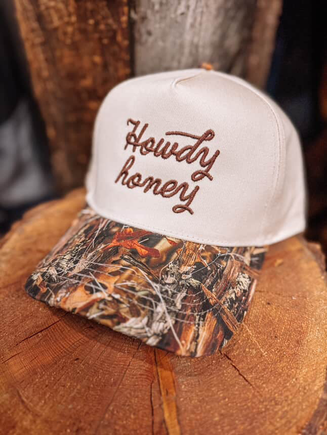 Two Toned Embroidered Hats
