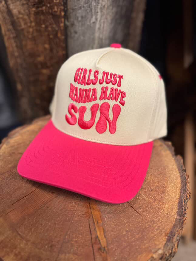 Two Toned Embroidered Hats