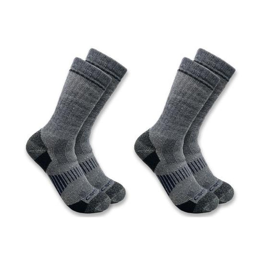 Midweight Syn/Wool Blend Boot Sock 2-Pack