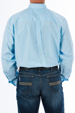 Men's Tencel Micro Stripe Button-Up Shirt