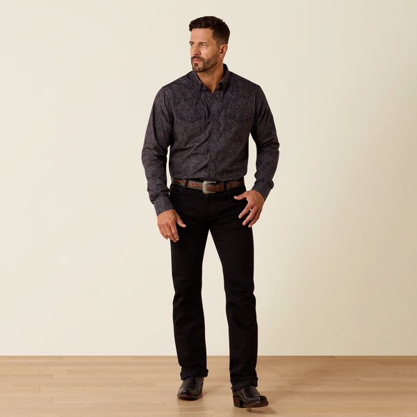 Men's Allen fitted Long Sleeve Snap Shirt